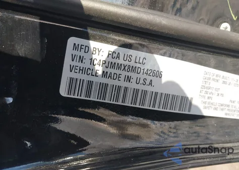 2021 Jeep Cherokee Latitude Lux 4X4 из США, поврежденный, VIN 1C4PJMMX8MD142606